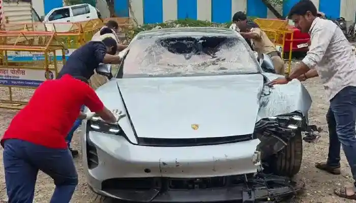 Porsche-Car-Accident-Pune