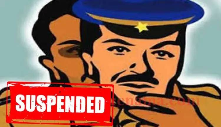 PSI Suspended | PSI suspended for accepting bribe at police station