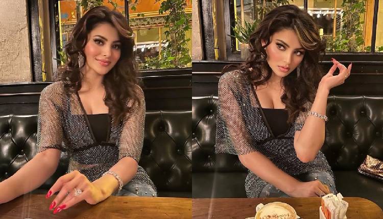 Urvashi Rautela Looks Tempting In Black Bralette With A Sheer Top And Pants Outfit, See Pics