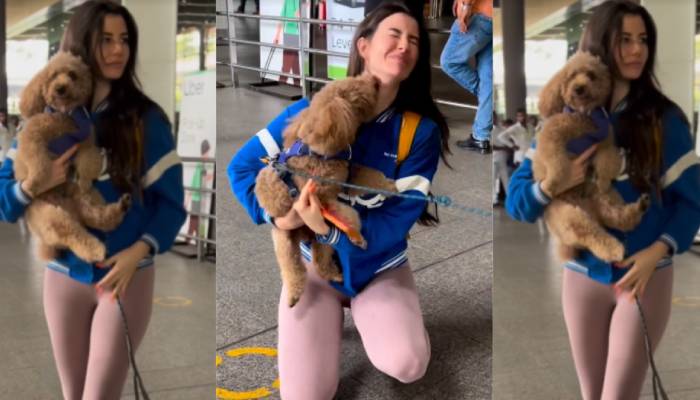 Giorgia Andriani And Hugo's Reunion At The Mumbai Airport Is The Cutest Thing You Will See On The Internet Today-Watch video now!
