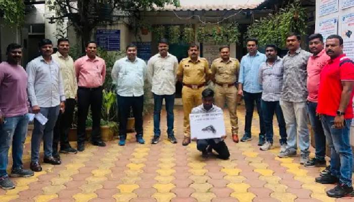 Pune Pimpri Chinchwad Crime News | Dattawadi police arrests youth for possessing pistol