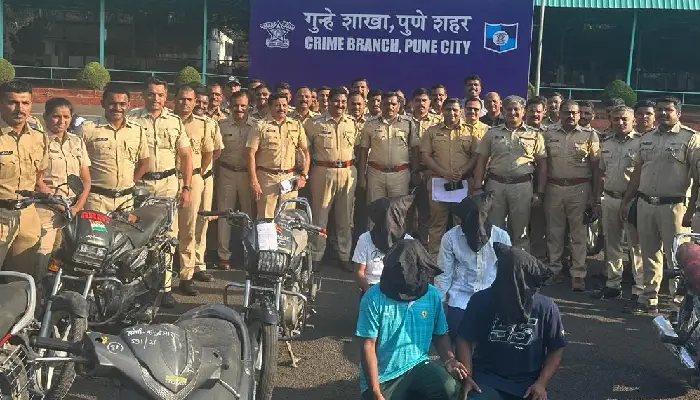 Pune Police Crime Branch News | Pune police Crime Branch seizes 162 vehicles worth ₹54 lakh, 17 people arrested