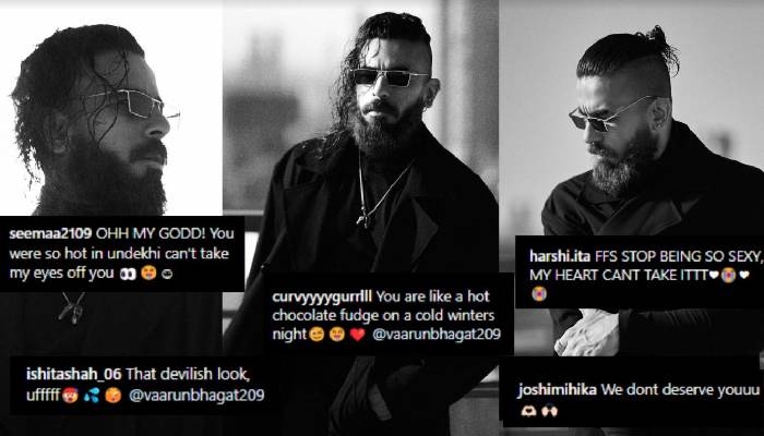 Vaarun Bhagat | Vaarun Bhagat's Hot Monochrome Look Leaves Female Fans Gushing; Check Out Some Thirsty Comments Now!