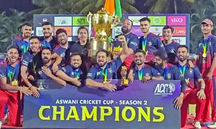 Aswani Cricket Cup (ACC) 2023 Tournament | Royal Challengers wins 2nd ACC trophy, defeat Mangtani Titans by 8 wickets in final