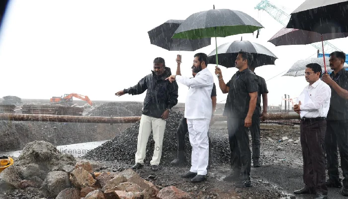 Coastal Route & Milan Subway In Mumbai | Chief Minister inspects Coastal route and Milan subway during ongoing rains