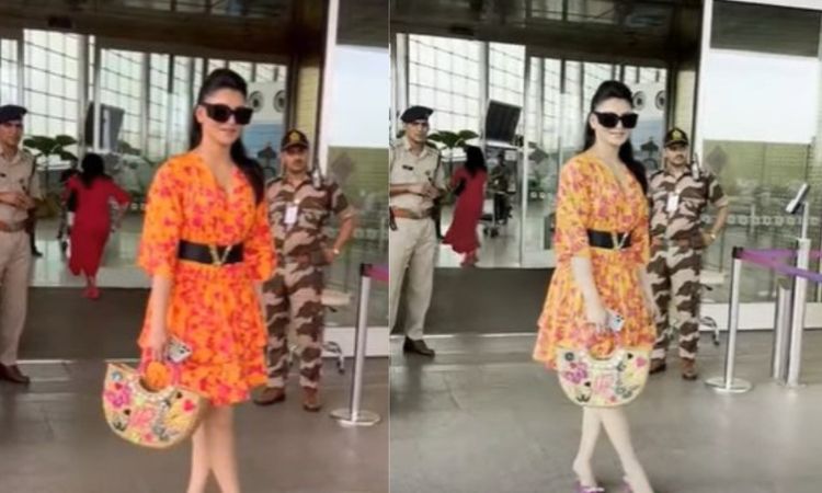 Urvashi Rautela | Urvashi Rautela Gets Spotted In An Uber Cool Look As She Gets Spotted At The Mumbai Airport