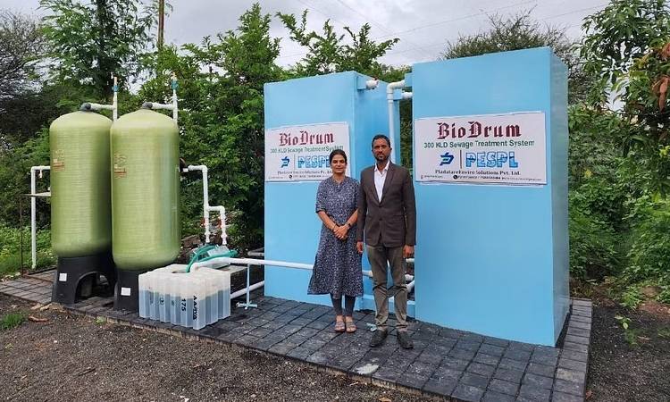 Pune News | Innovative "Biodrum" Project Offers Cost-Effective Wastewater Treatment Solution