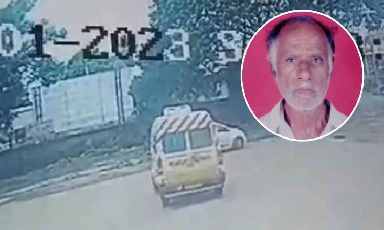 Pune Crime News | Senior Citizen Loses Life Due to Ambulance Mishap (CCTV Video)