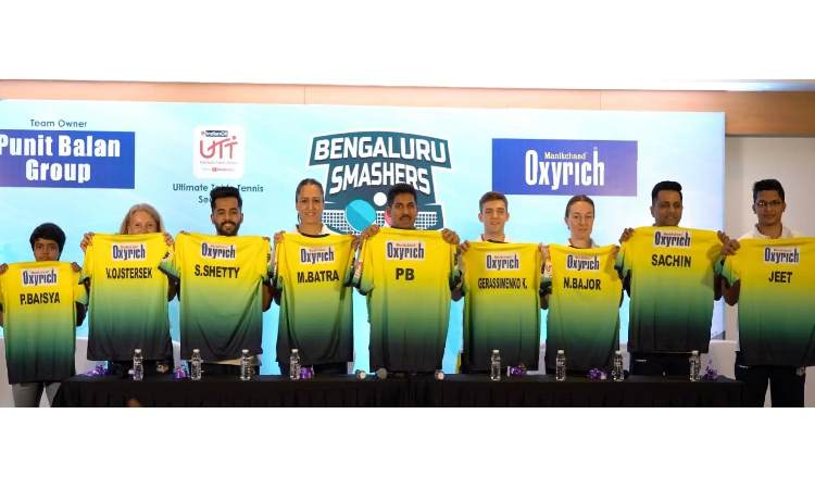 Bengaluru Smashers | Upbeat Bengaluru Smashers launch jersey as they look forward to IndianOil UTT Season 4 debut