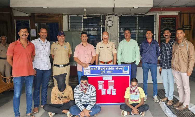 Pune Crime News | Bharti Vidyapeeth police arrest four-member gang for looting women labourers