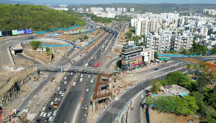 Pune News | Chandni Chowk new flyover ready; Drone video shared on Twitter